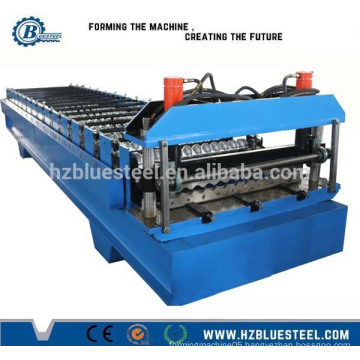 Corrugated Glazed Galvanized Steel Metal Sheet Roll Forming Production Line